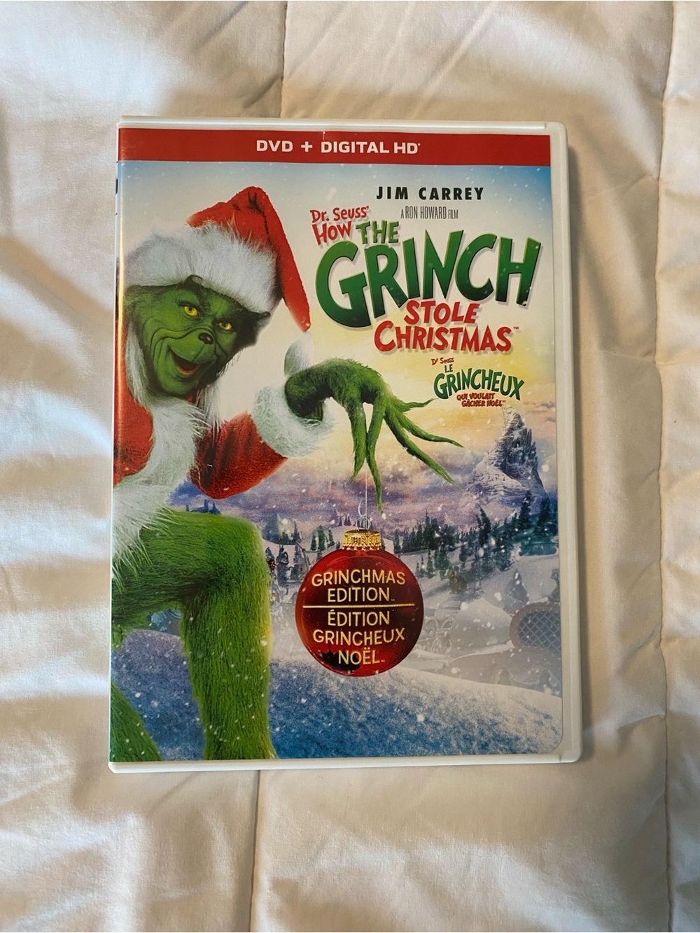 Dr. Seuss' How The Grinch Stole Christmas (Green) - DVD + Digital HD